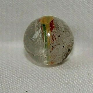 Marbles: Rare 11/16 " German Handmade End Of Cane Unfinished Solid Core