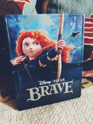 Disney Pixar Brave Bluray Dvd Steelbook Best Buy Exclusive Oop Rare Merida