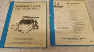 Rare Pleasurecraft Marine Manuals