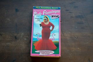 Pink Flamingos (rare Vintage Vhs) John Waters & Divine 25th Anniversary Edition