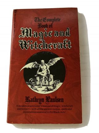 Rare The Complete Book Of Magic And Witchcraft Kathryn Paulsen Viral 1st