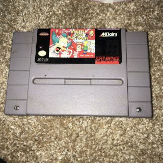 Krusty’s Fun House Snes - Rare 1992 - Authentic - Great Game