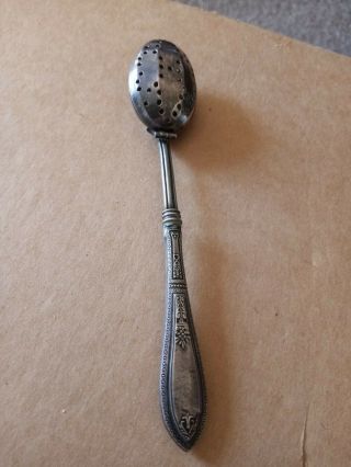 Vintage Sterling Tea Ball Loose Leaf Infuser Strainer Spoon