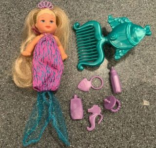 Vintage Barbie Magical Mermaid Baby Krissy Princess Doll 2000,  All Accessories