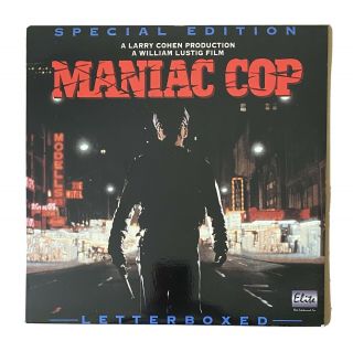 Maniac Cop 1988 Laserdisc Move Bruce Campbell Rare Horror; Ld - Ex
