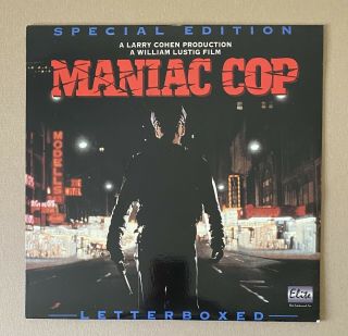 Maniac Cop 1988 Laserdisc Move Bruce Campbell Rare Horror; LD - Ex 2