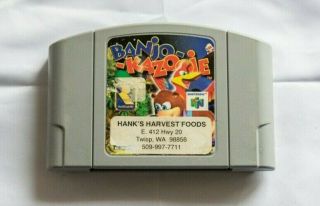 Banjo Kazooie (nintendo 64,  1998) N64 / Authentic / /