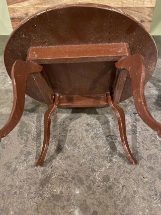 Vintage Wooden Doll Dining Room Table And Chairs 3