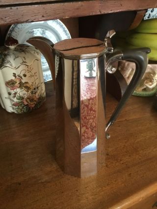 Vintage Silver Plated Tea Coffee Pot / Hot Water Jug