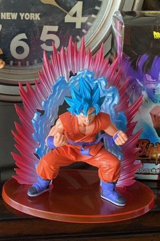 Dragon Ball Z Banpresto ? Saiyan Blue Goku Rare Figure Statue