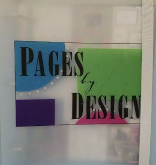 Pages By Design Deluxe Designs Binder Idea Book Rare Scrapbook Scrapbooking