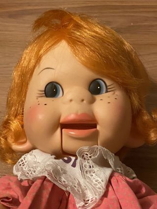 Vintage 18 " Tessie Talk Ventriloquist Doll 1974 Horsman Dolls Inc.