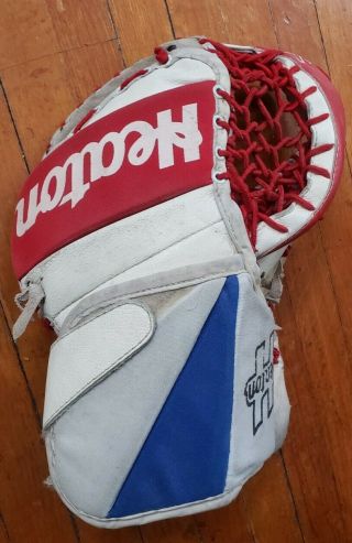 Heaton Hockey Goalie Rare Glove 80s 90s