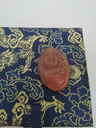 Chinese Jade Hand Carved Fat Buddha Prayer Beads