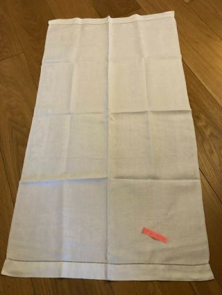 Vintage Large (?victorian) Heavy Linen (towel) (3)
