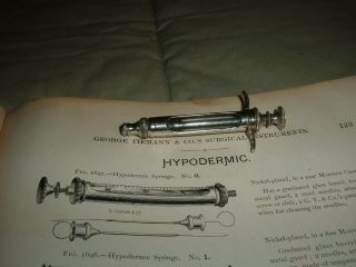 Vintage Antique Medical Hypodermic Syringe Parke Davis 2