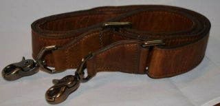 Ona Replacement Strap For Leather Bowery Or Bond Street - Antique Cognac & Brass