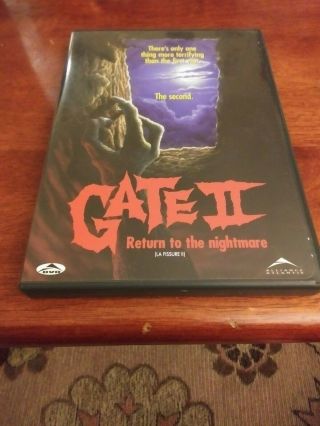 Gate 2 - Return To The Nightmare (dvd,  2007) Opened Never Watched Rare Oop