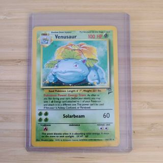 Rare Pokemon Shadowless Venasaur 15/102 Base Set Card Holo Card