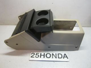 1986 - 1989 Honda Accord Se - I Factory Cup Holder Console Tan Oem Jdm Rare 3g 3geez