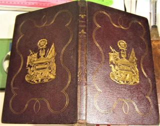 Lord Byron Gallery/1833/rare 1st Edition/30 Orig.  Steel Engraved Plates/fine Lthr