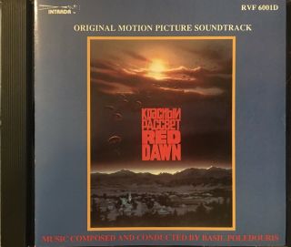 Red Dawn Soundtrack Cd / Basil Poledouris / Intrada Rare Oop