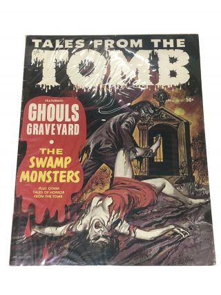 Tales From The Tomb Vol 2 2 Rare Lady Vampire Variant Horror Comic Eerie Pub.