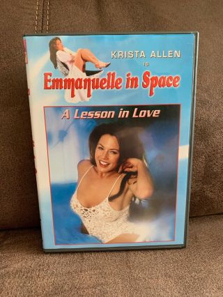 Emmanuelle In Space: A Lesson In Love (2001,  Dvd) Rare Unrated Krista Allen T&a