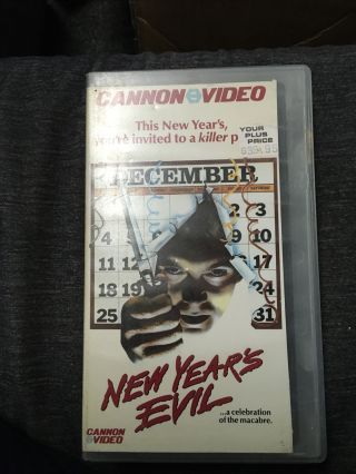 Horror Years Evil 1982 Beta Rare Horror Paragon Video Slipcase Vhs B List
