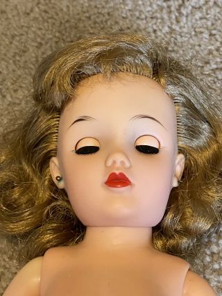 Vintage 18 " Ideal Miss Revlon Vt - 18 Doll,  Dark Blonde,  1950s.