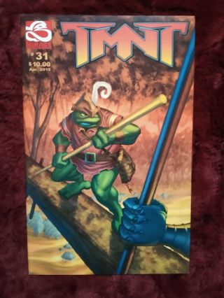 Tmnt Teenage Mutant Ninja Turtles Vol 4 31 Mirage Laird Signed & Sketch Rare