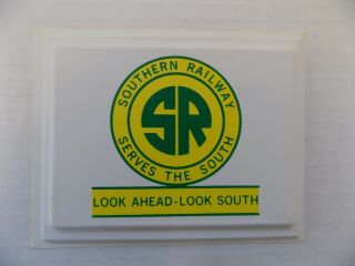 Southern Railway Logo Plastic Display Circa 70s Htf Rare