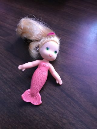 Vintage Kenner 1979 Sea Wees Sandy Doll Blonde Hair Pink Mermaid