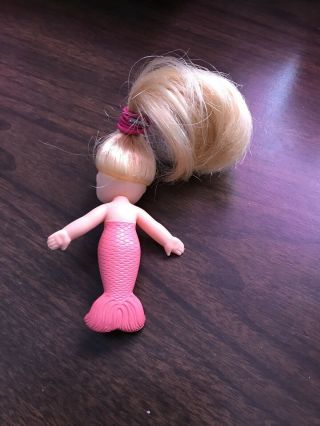 Vintage Kenner 1979 Sea Wees Sandy Doll Blonde Hair Pink Mermaid 2