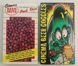 Cinema Beer Goggles & Cinema Beer Nuts.  Punk Rock Vhs Tapes,  Early 2000s.  Rare