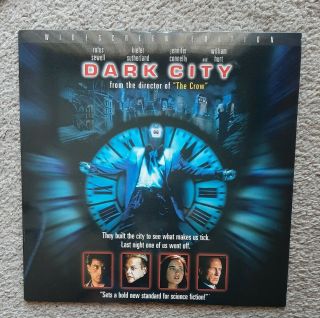 Rare " Dark City " Laserdisc 1998 Widescreen From The Director Of The Crow