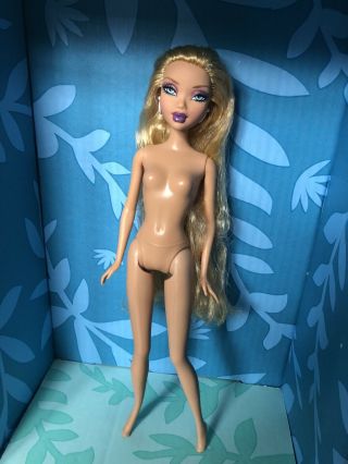 Rare My Scene Tropical Juicy Bling Kennedy Doll Nude Golden Blonde Hair