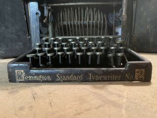 Remington Standard No.  2 Typewriter Rare Antique 3