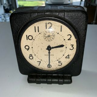 Rare,  Htf,  Vintage,  Ww Ii,  U.  S.  A.  Waralarm Clock,  Lasalle,  Ill