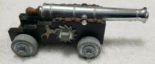 Vintage Miniature Metal Cannon 1 (italy) Pre - Owned