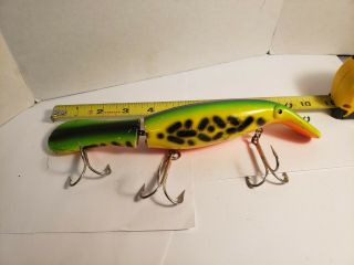 Hot Color Firetiger 10 " Drifter Tackle Jointed The Believer Musky Fishing Lure