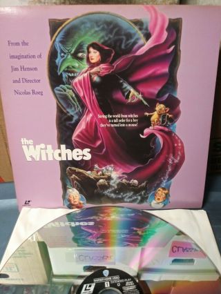 The Witches Laserdisc Video Vintage Rare Vg,