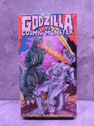Godzilla Vs.  The Cosmic Monster (mechagodzilla) (vhs,  1993) Rare (s3)
