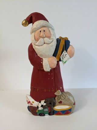 Eddie Walker Midwest Of Cannon Falls Large Santa Gift For Good Boys 11 " Rare