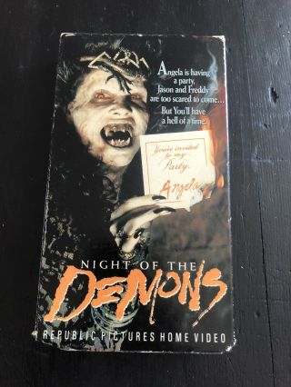 Night Of The Demons - Rare Horror Vhs
