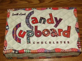 Vintage Candy Cupboard Chocolates 1965 Rare Advertising 2 Lb Box