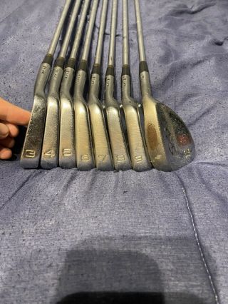 Rare Snake Eyes Smith And Wesson Forged Iron Set