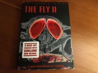 The Fly Ii (dvd,  2005 2 - Disc Set,  Collectors Edition,  Includes Rare Slipcover)