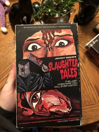 Slaughter Tales Vhs Rare Regional Sov Obscure Slasher Horror Big Box Dvd