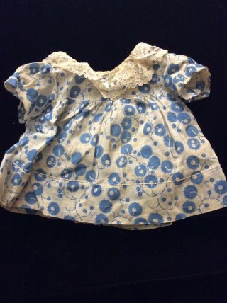 Vintage Baby Doll Dress Toni Shirley Temple Sweet Sue Blue Floral Terri Lee